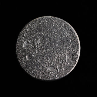 Iron Moon Coin: 1 " Full Moon
