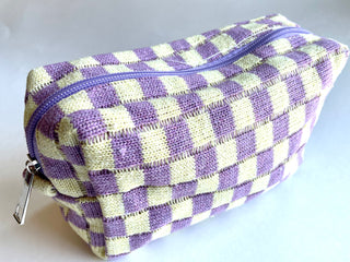 Indie South | Checkerboard Cosmetic Accessory Zipper Pouch
