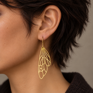 Cicada Wing Earrings