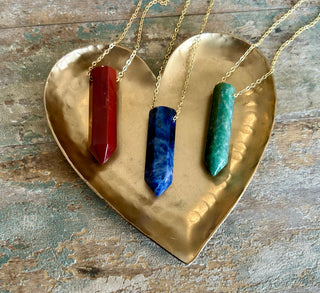 Gemstone Point Necklace