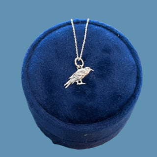 Raven Charm Necklace
