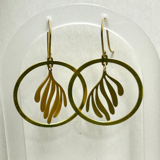 Botanical Hoop Earrings