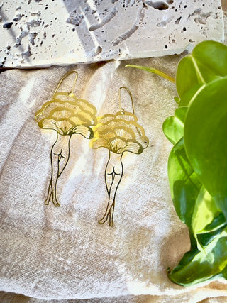 Chanterelle Booty Earrings