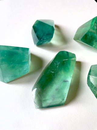 Faceted Fluorite Freeform