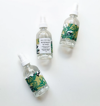 Rosemary & Sage Face Toner Clarifying Hydrosol for Oily and Acne Prone Skin