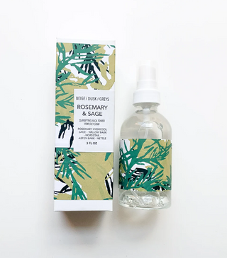 Rosemary & Sage Face Toner Clarifying Hydrosol for Oily and Acne Prone Skin