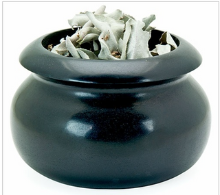 Black Stone Burnables Cauldron Pot