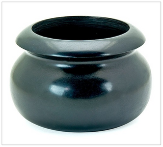 Black Stone Burnables Cauldron Pot