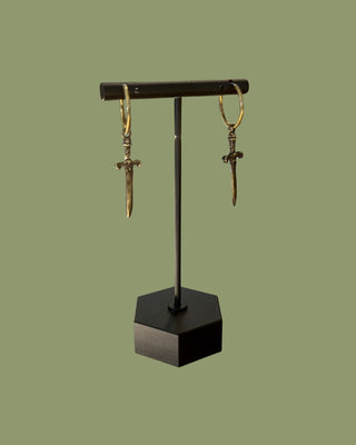 Dagger Hoop Earrings