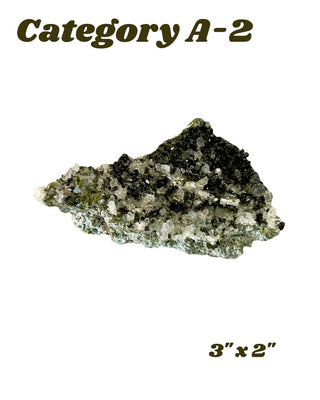 "Forest Fairy" Epidote w/ Quartz Specimen