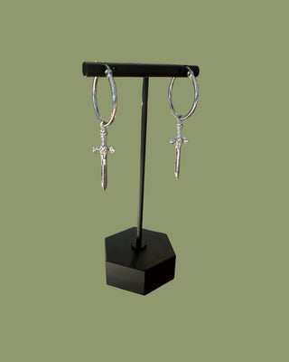 Dagger Hoop Earrings