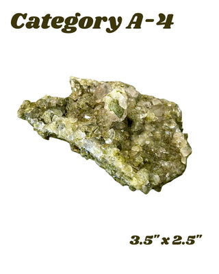 "Forest Fairy" Epidote w/ Quartz Specimen