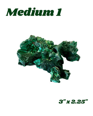 Fibrous Malachite Specimens