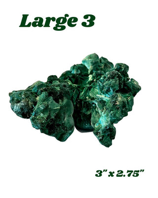 Fibrous Malachite Specimens