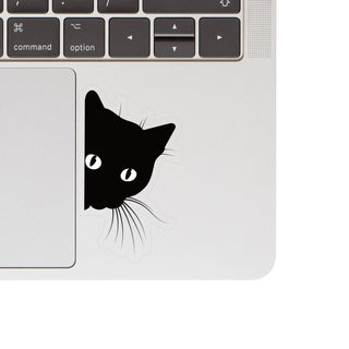 Lurking Kitty Cat Cute Vinyl Sticker