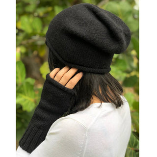 Black - Essential Knit Alpaca Beanie
