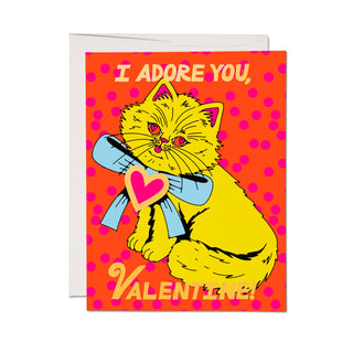 I Adore You greeting card: Single