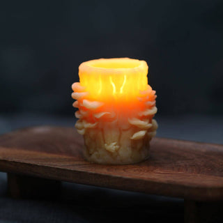 Mushroom Candles – 100% Pure Beeswax – 3 Styles: Morel Mushroom
