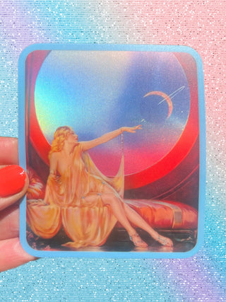 Sci-Fi Space Fantasy Sticker - 3 Inch