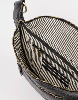 Drew Bum Bag - Black Soft Grain Leather