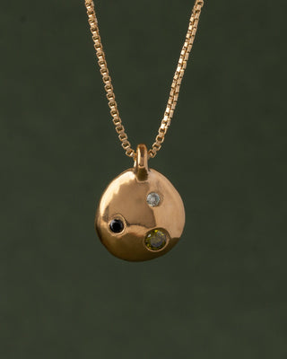 Mwala Constellation Necklace: Champagne