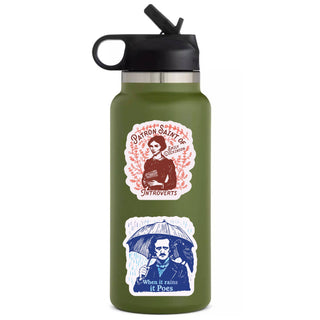 Literature Book Emily Dickinson Vinyl Sticker