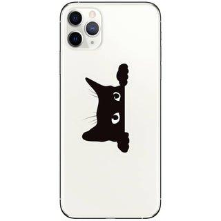 Sneaky Kitty Cat Vinyl Sticker