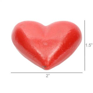 Cast Iron  Heart in Red