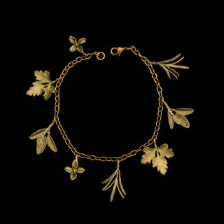 Petite Herb Charm Bracelet by Michael Michaud