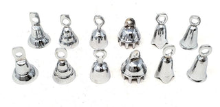 2" Assorted Chrome Plated Brass Bells