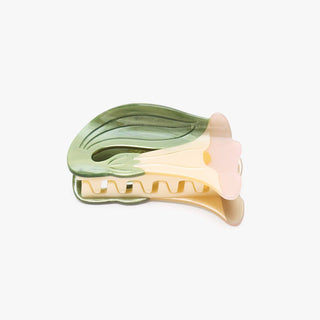 Datura White Trumpet Flower Hair Claw
