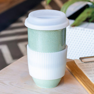 Emerald Ceramic Travel Mug – 16oz