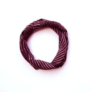 Block Print Bandana - Violet