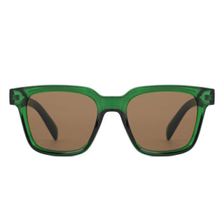 Classic Square Curved Lens Sunglasses - Assorted Colors