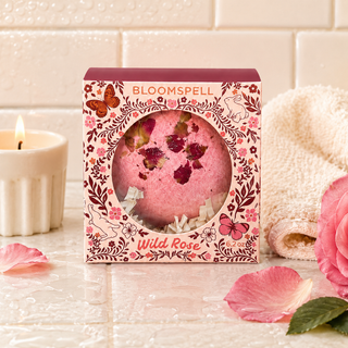 Bloomspell Bath Bomb in Wild Rose