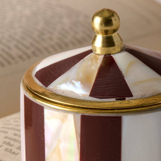 Sarkas Mother of Pearl Circus Tent Box - Maroon