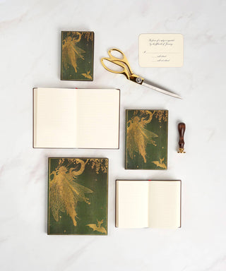 Olive Fairy Journal: Hardcover, Lined, Midi