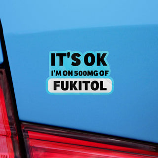 500mg Of FUKITOL Vinyl Sticker