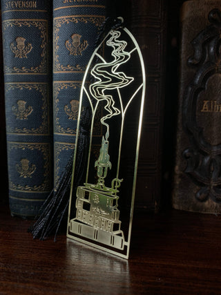 Cathedral Candlestick Brass Bookmark