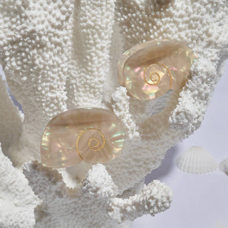Siren Sea-Shell Opal Mini Hair Claw