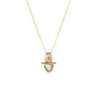 Classic Thistle Necklace: Labradorite