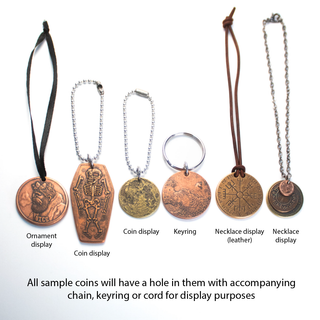 Memento Mori / Memento Vivere Reminder Brass Coin