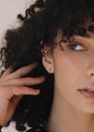Mini Hoop Earrings - Gold