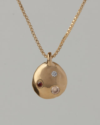 Mwala Constellation Necklace: Champagne
