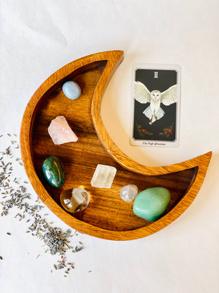 Indie South | Wood Crescent Moon Tray