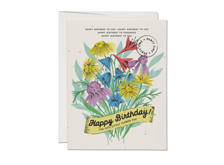 Cute Little Flower Birthday Card