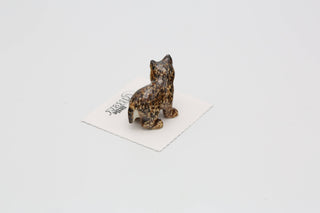 Whiskers The Bobcat Kitten - Porcelain Miniature