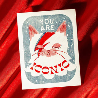 You Are Iconic - Risograph Greeting Card