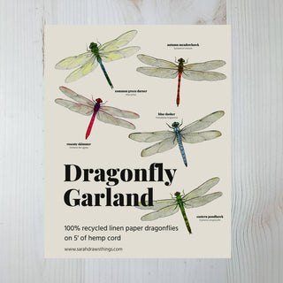Dragonfly Illustrated Garland