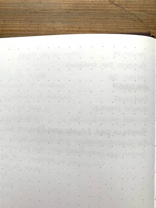 The Wanderer Dot Grid Notebook in Silver